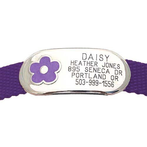 Jewelry Collar Tag - Flower, - Lucky Pet